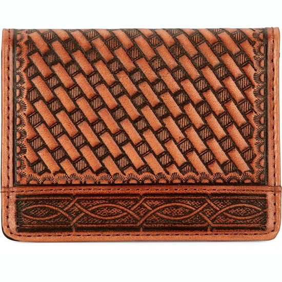 Justin Bifold Card Men's Wallets Brown | JUCNQH-074