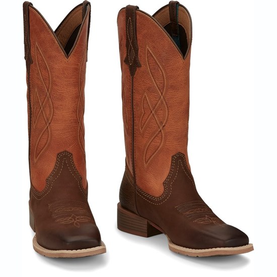 Justin Breakaway Women's Cowboy Boots Brown | UVQKLE-856