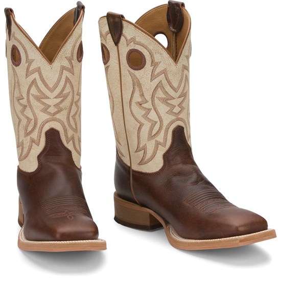 Justin Caddo Men's Cowboy Boots Brown | FWYRNB-203