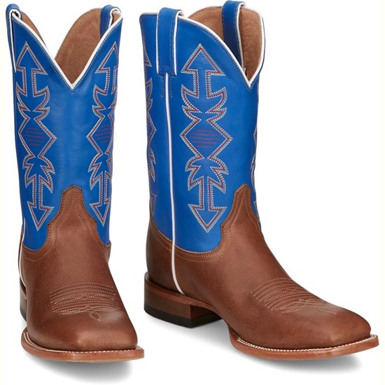 Justin Dayne Men's Cowboy Boots Brown | WPOCKN-743