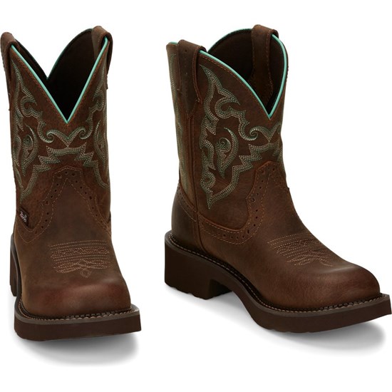 Justin Gemma Women's Cowboy Boots Brown | UEOJLC-865