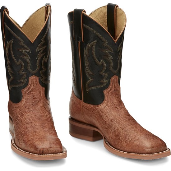 Justin Mclane Men's Cowboy Boots Brown | ZKVNWD-246