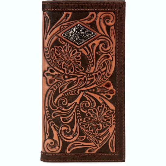 Justin Rodeo Men's Wallets Brown | WLZHAT-251