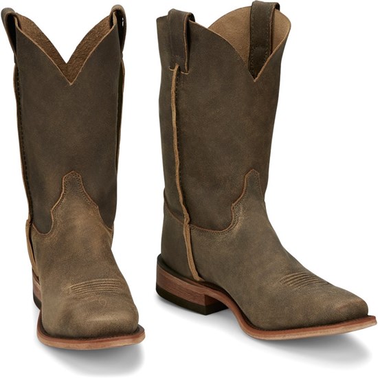 Justin Ryder Men's Cowboy Boots Brown | WJTPKG-631