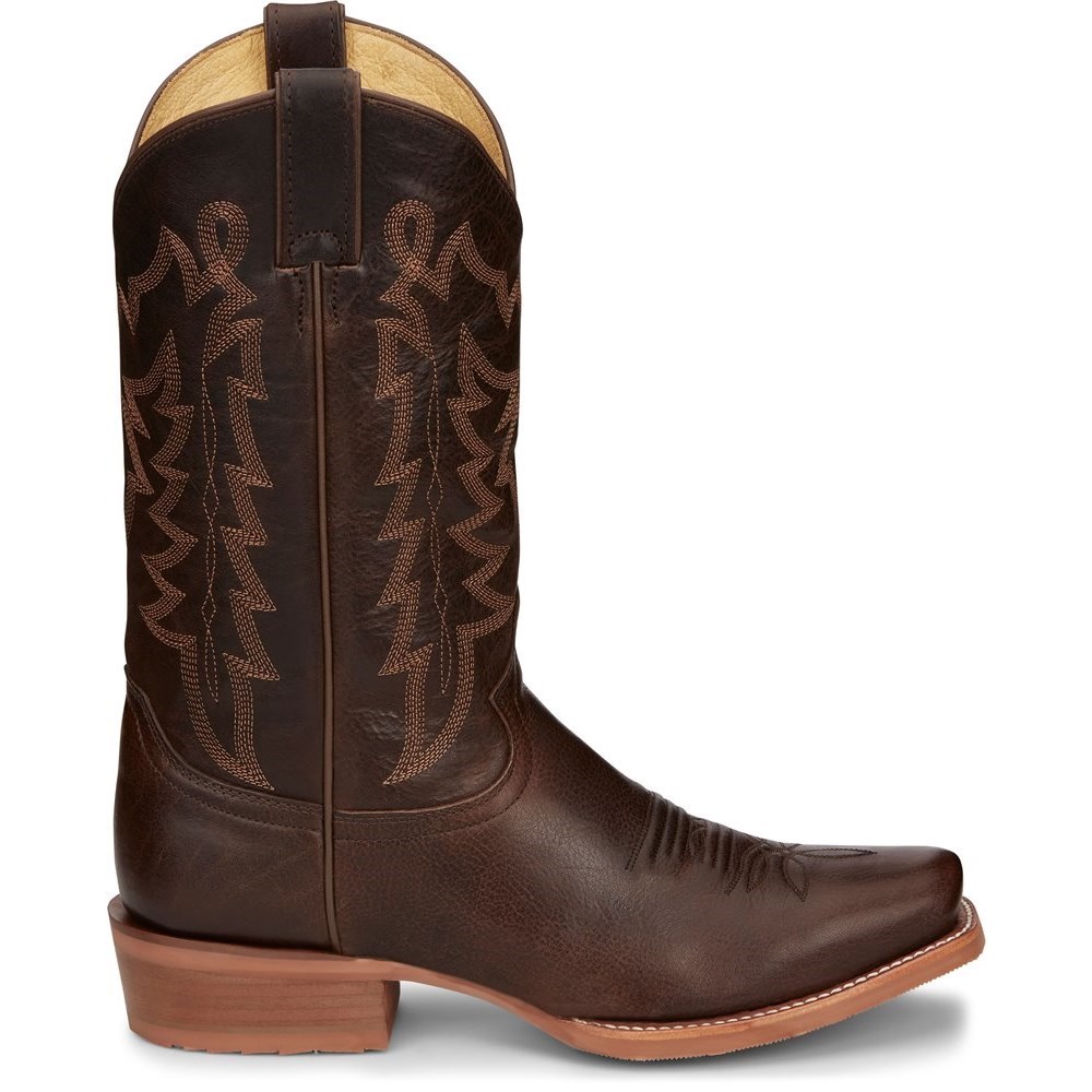 Justin Andrews Men's Cowboy Boots Brown | HJUPDC-968