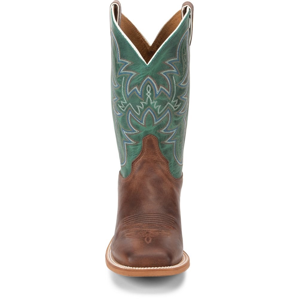 Justin Austin Men's Cowboy Boots Brown | EDISLM-629