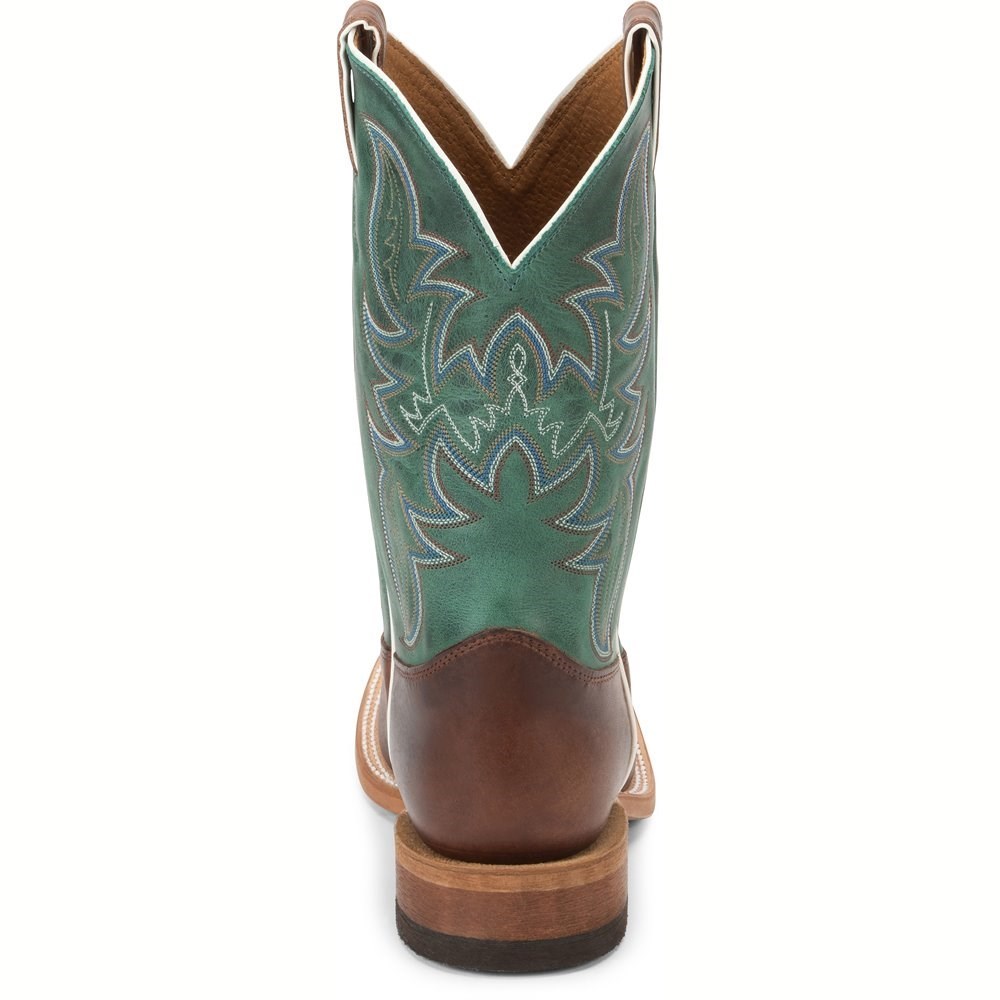 Justin Austin Men's Cowboy Boots Brown | EDISLM-629