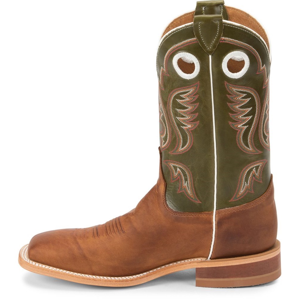 Justin Austin Men's Cowboy Boots Brown | HDNJAG-903