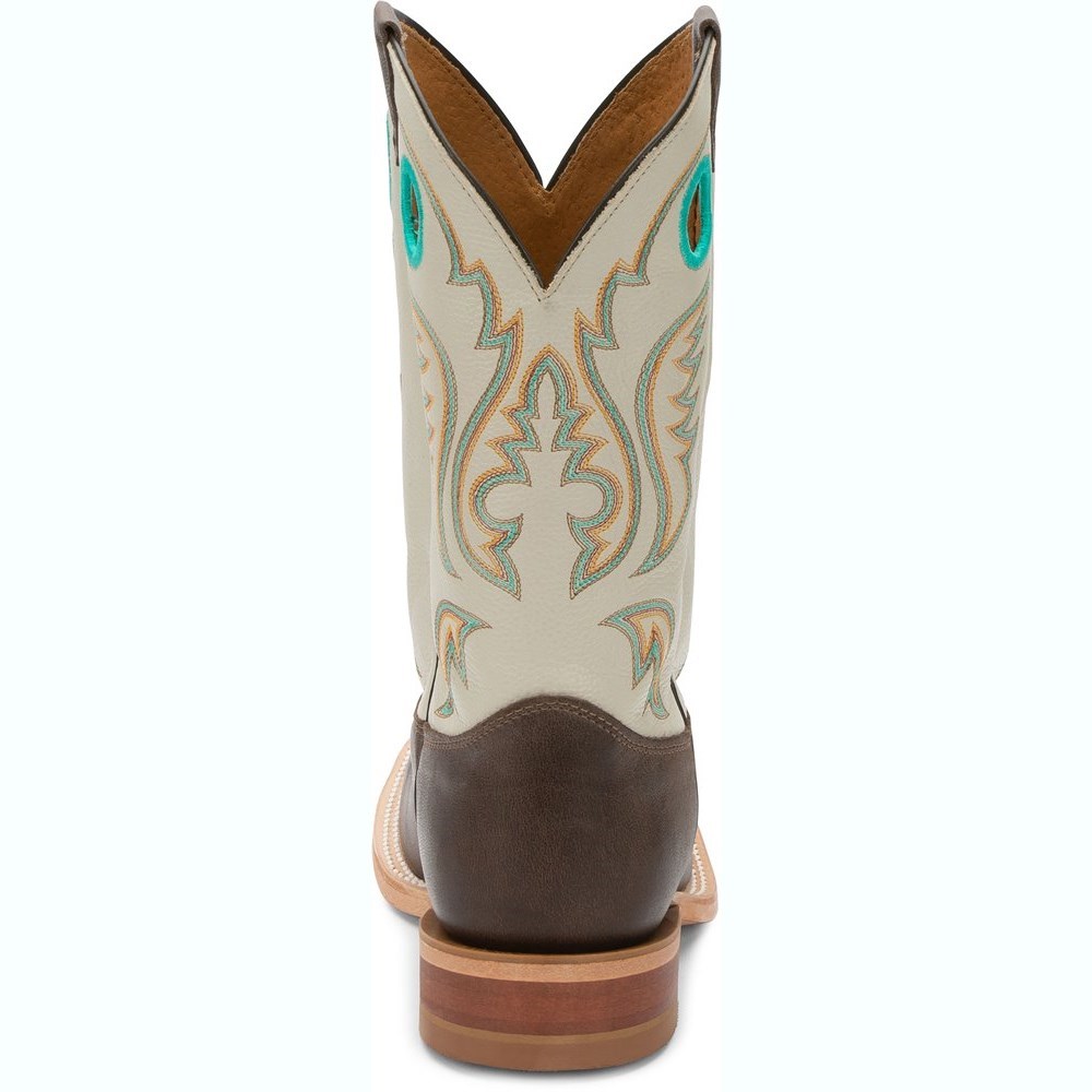 Justin Austin Men's Cowboy Boots Brown | HRMDUC-472