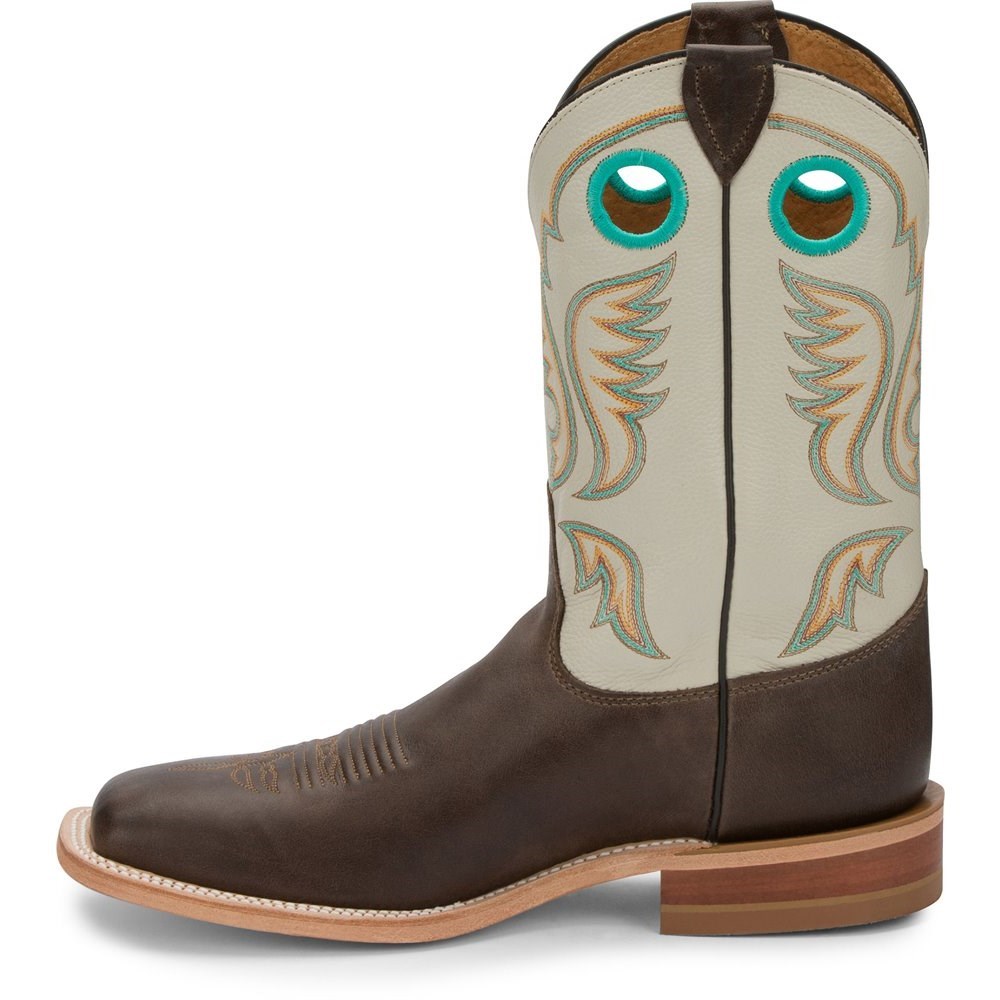 Justin Austin Men's Cowboy Boots Brown | HRMDUC-472