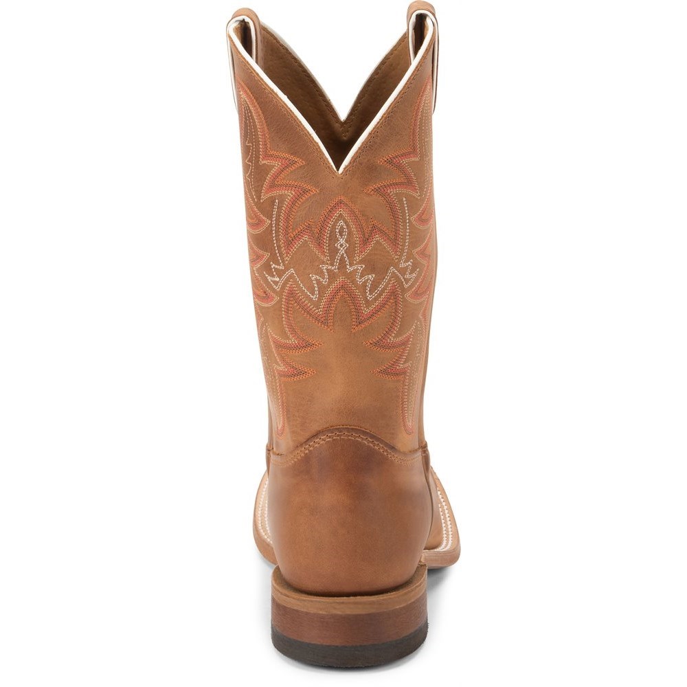 Justin Austin Men's Cowboy Boots Brown | OZEFJU-468