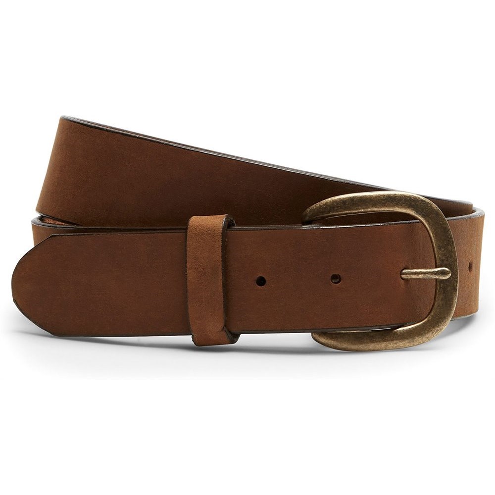 Justin Bark Work Basic Men\'s Belts Brown | FTSUBH-086