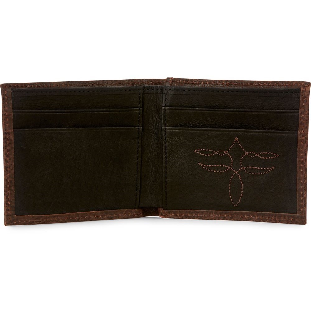 Justin Bifold Men's Wallets Brown | KFOZUA-745