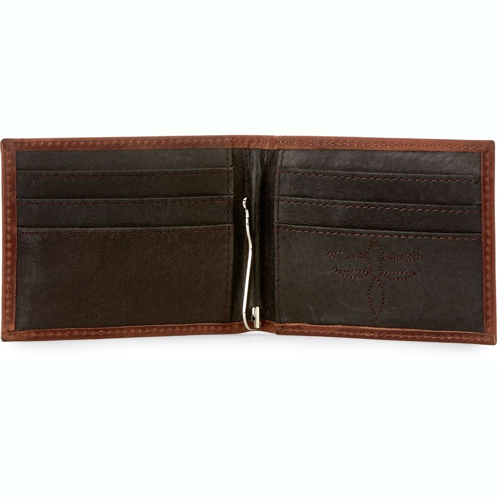 Justin Bifold W/Money Clip Men's Wallets Brown | SORHUA-749