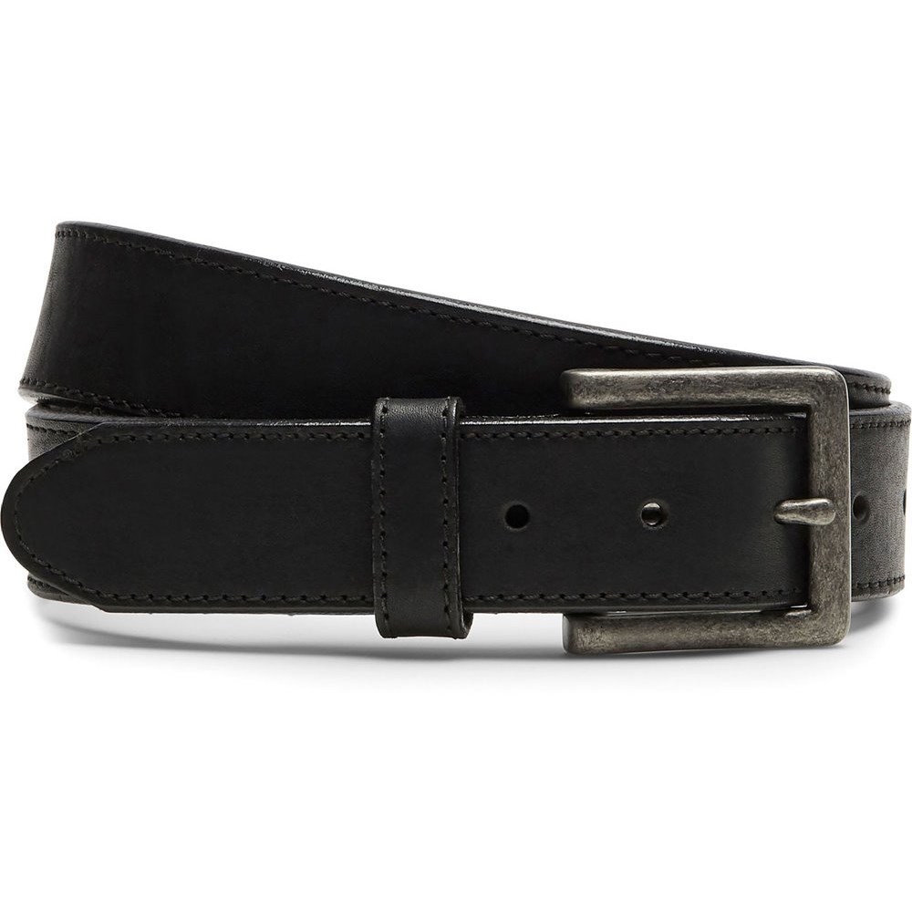 Justin Black Sycamore Cinch Men\'s Belts Black | NGAPCH-801