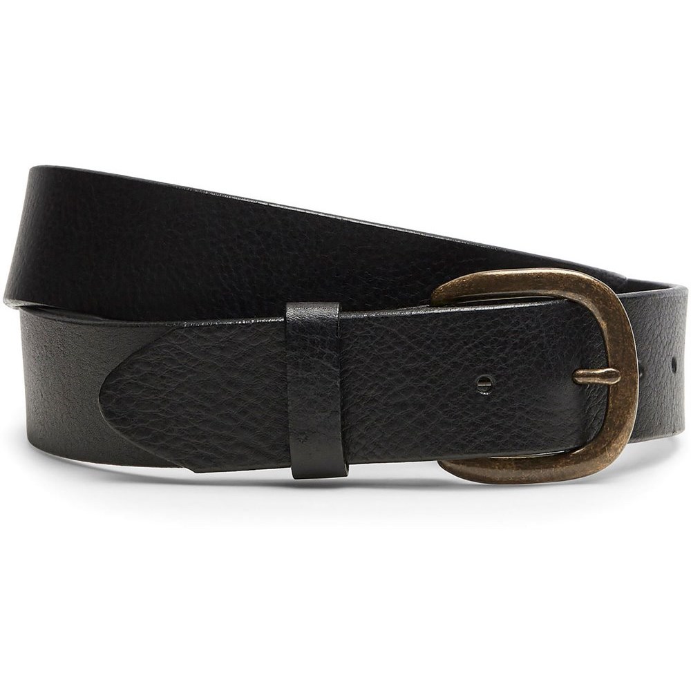 Justin Black Work Basic Men\'s Belts Black | OPIJRK-673