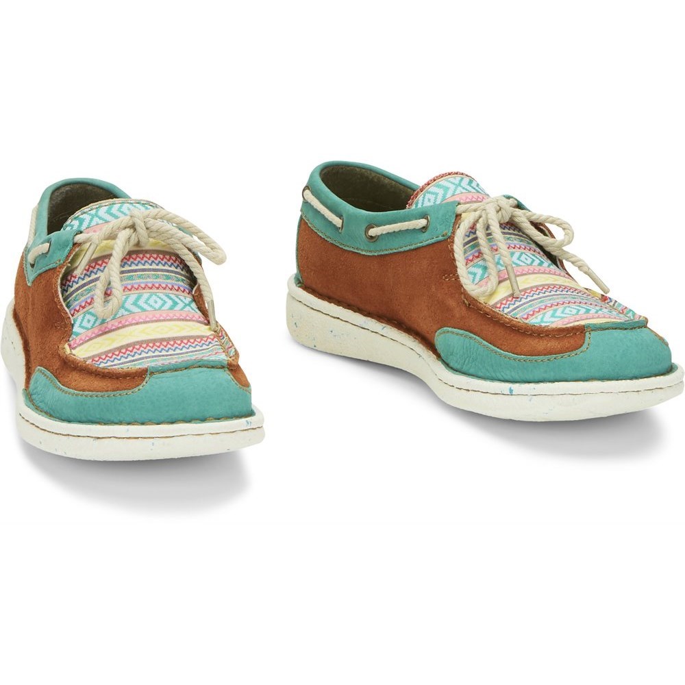 Justin Boatie Women\'s Casual Shoes Turquoise | NZPGIH-632