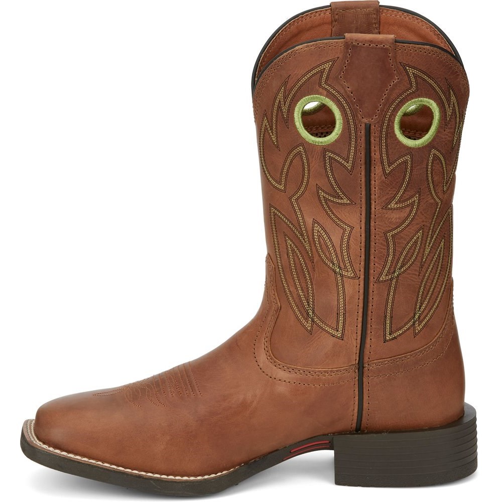 Justin Bowline Men's Cowboy Boots Brown | GYXAWD-965