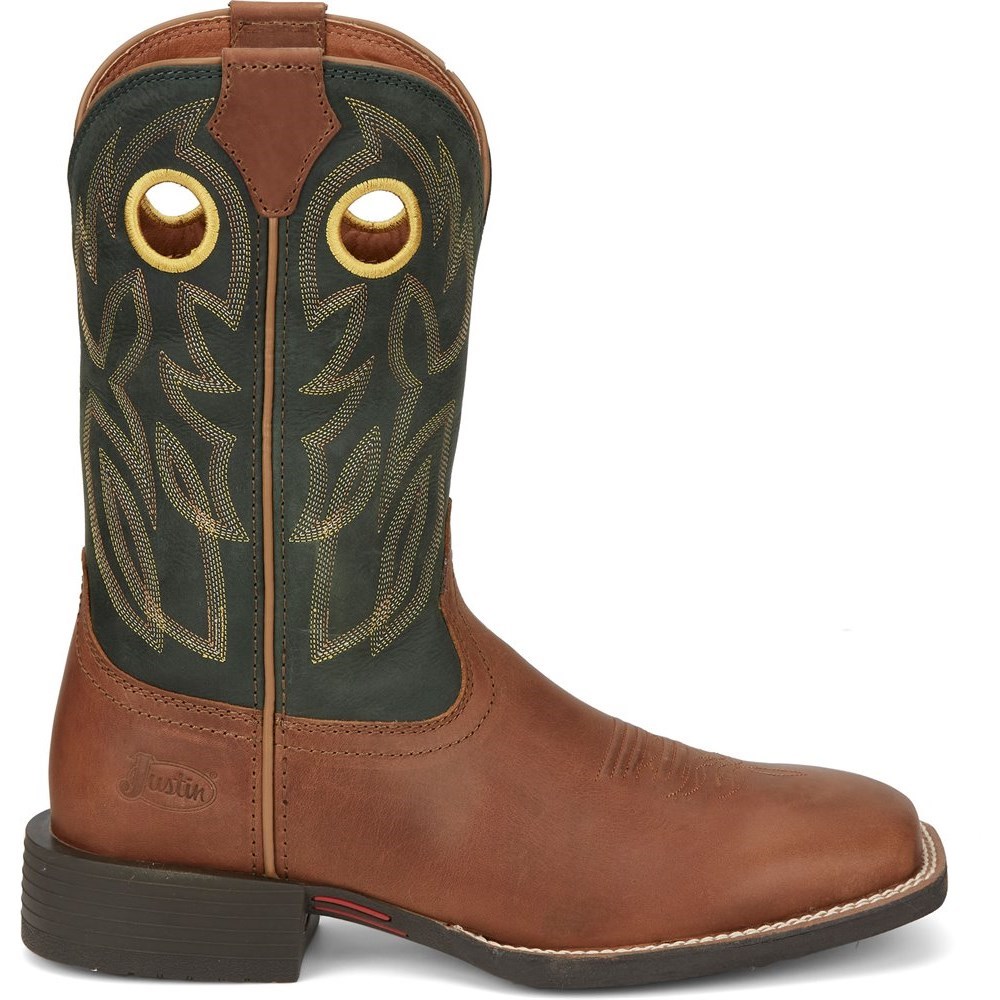 Justin Bowline Men's Cowboy Boots Brown | PMLXBW-369