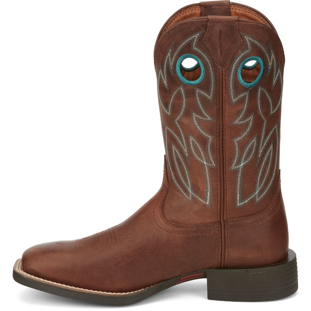 Justin Bowline Men's Cowboy Boots Brown | YVJUFE-137