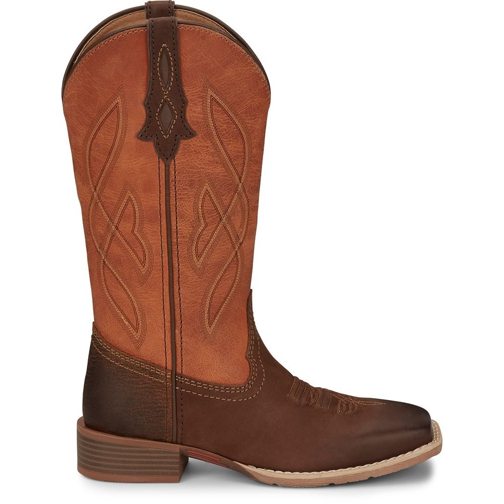 Justin Breakaway Women's Cowboy Boots Brown | UVQKLE-856