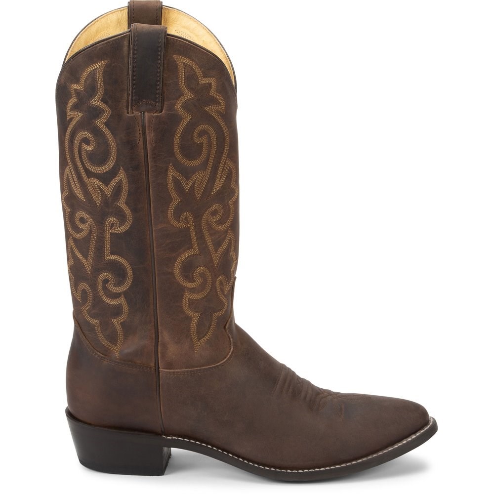 Justin Buck Men's Cowboy Boots Brown | HAZVWD-496