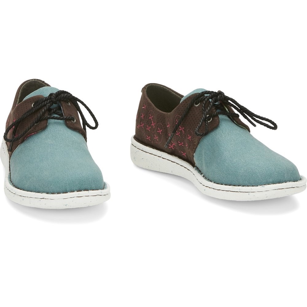 Justin Cac-Tie Women\'s Casual Shoes Turquoise | HXWIYD-491