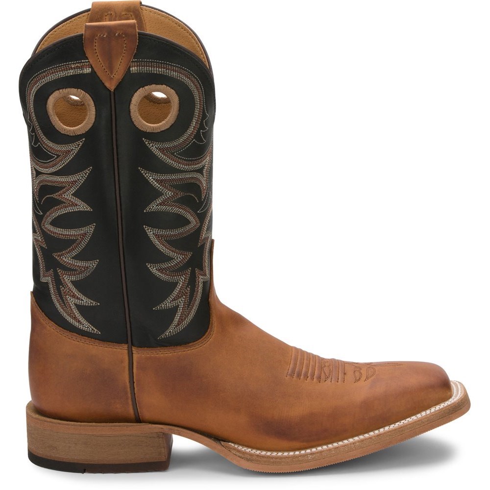 Justin Caddo Men's Cowboy Boots Copper Brown | CXZQFL-974