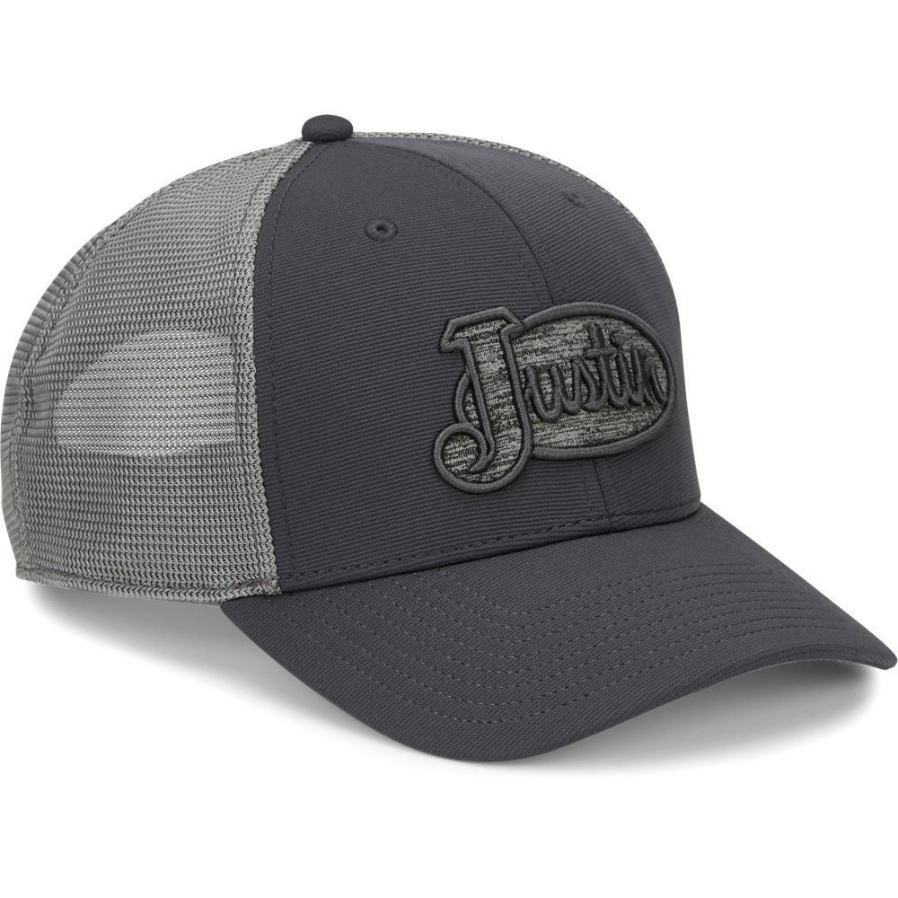 Justin Caney Men\'s Cap Black / Silver | TOPHSF-452