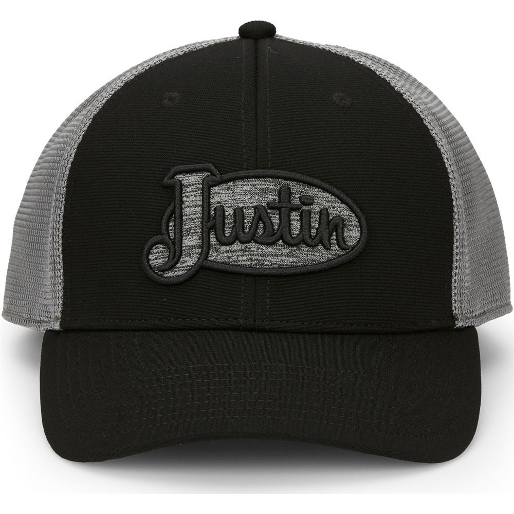 Justin Caney Women's Cap Black / Silver | ZOMJNQ-524