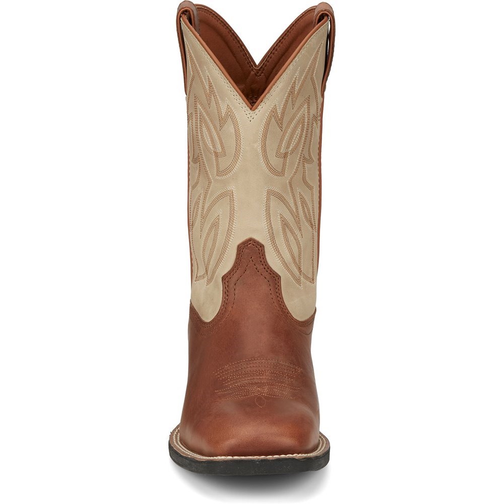 Justin Canter Men's Cowboy Boots Brown | KTAWCZ-063