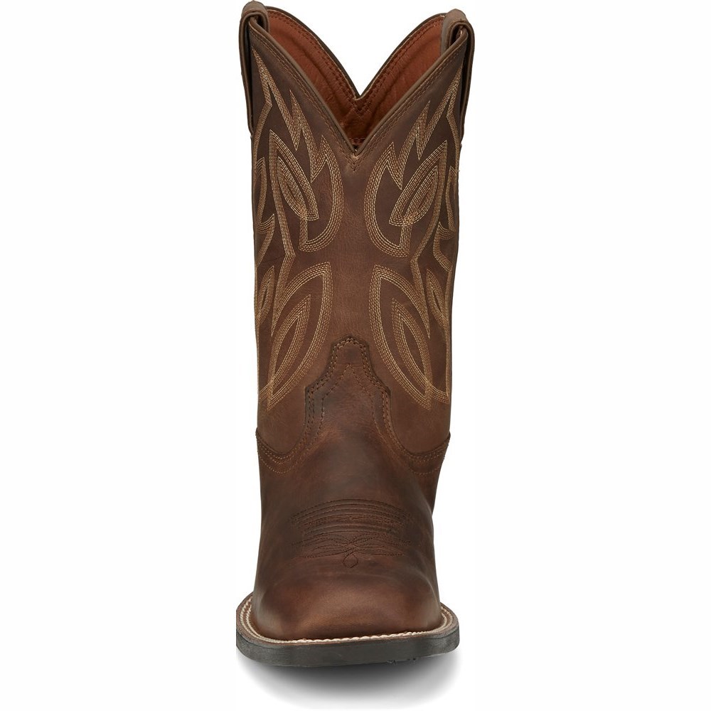 Justin Canter Men's Cowboy Boots Brown | MRXYQW-864