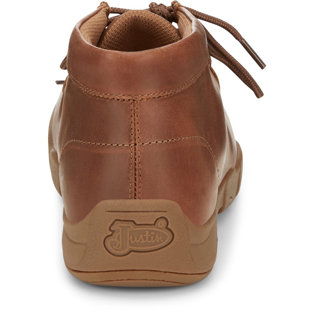 Justin Cappie Men's Casual Shoes Brown | BHWIOP-147