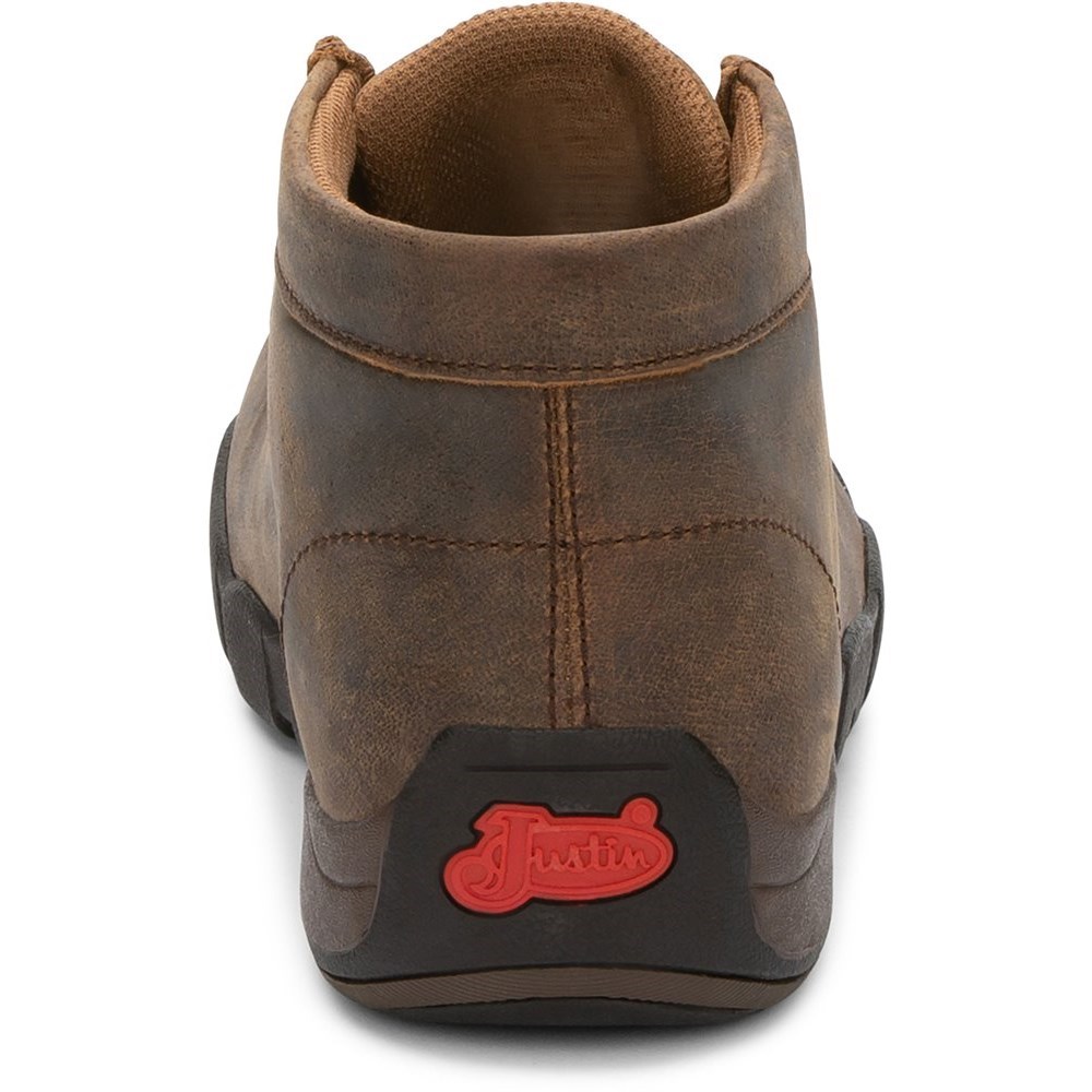 Justin Cappie Men's Casual Shoes Dark Brown | DKVXIM-201