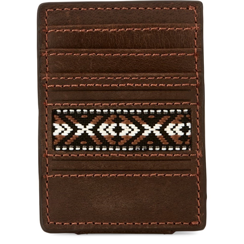 Justin Card Men\'s Wallets Brown | HAPOKF-348