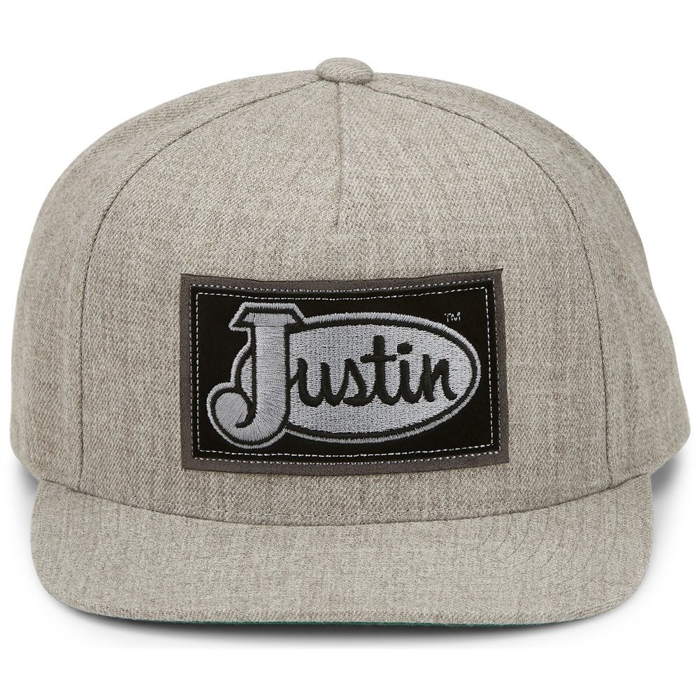 Justin Claybank Men's Cap Light Grey | GLMZKA-750