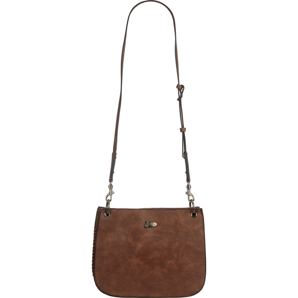 Justin Crossbody Women's Handbags Brown | KOQHZD-517