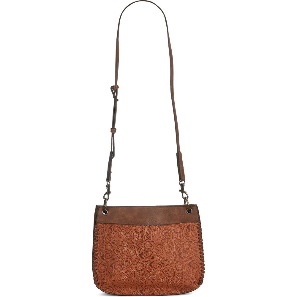 Justin Crossbody Women\'s Handbags Brown | KOQHZD-517