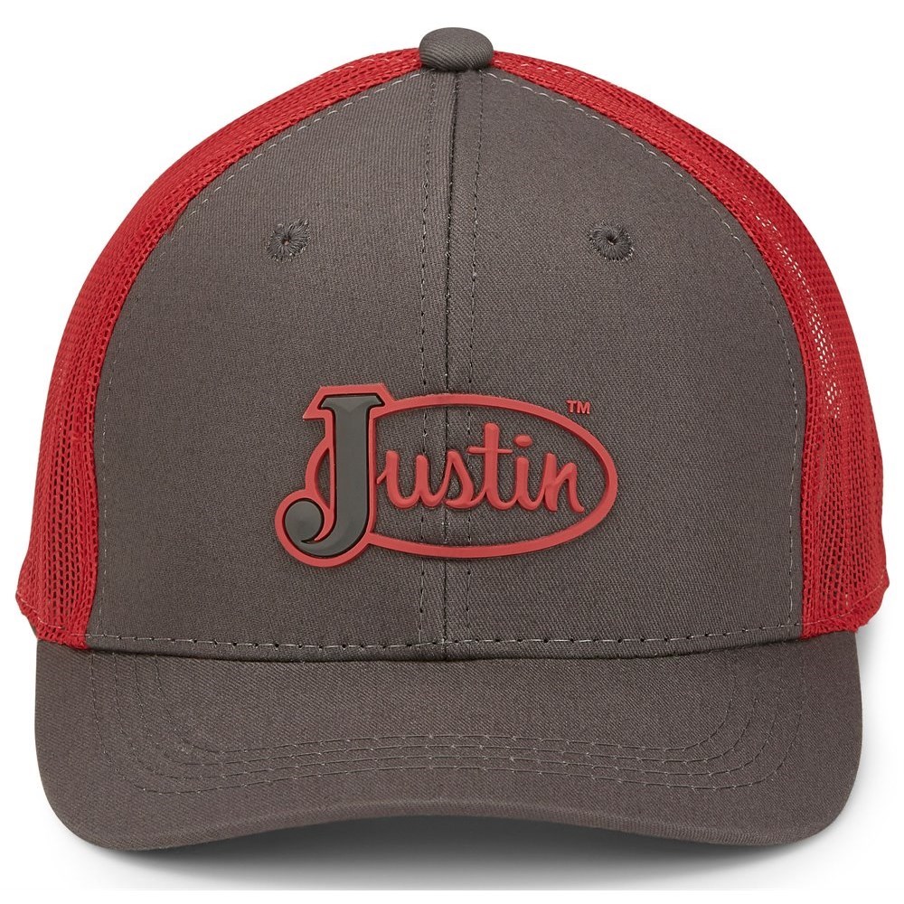 Justin Flint Men's Cap Brown / Red | YDTGWL-453