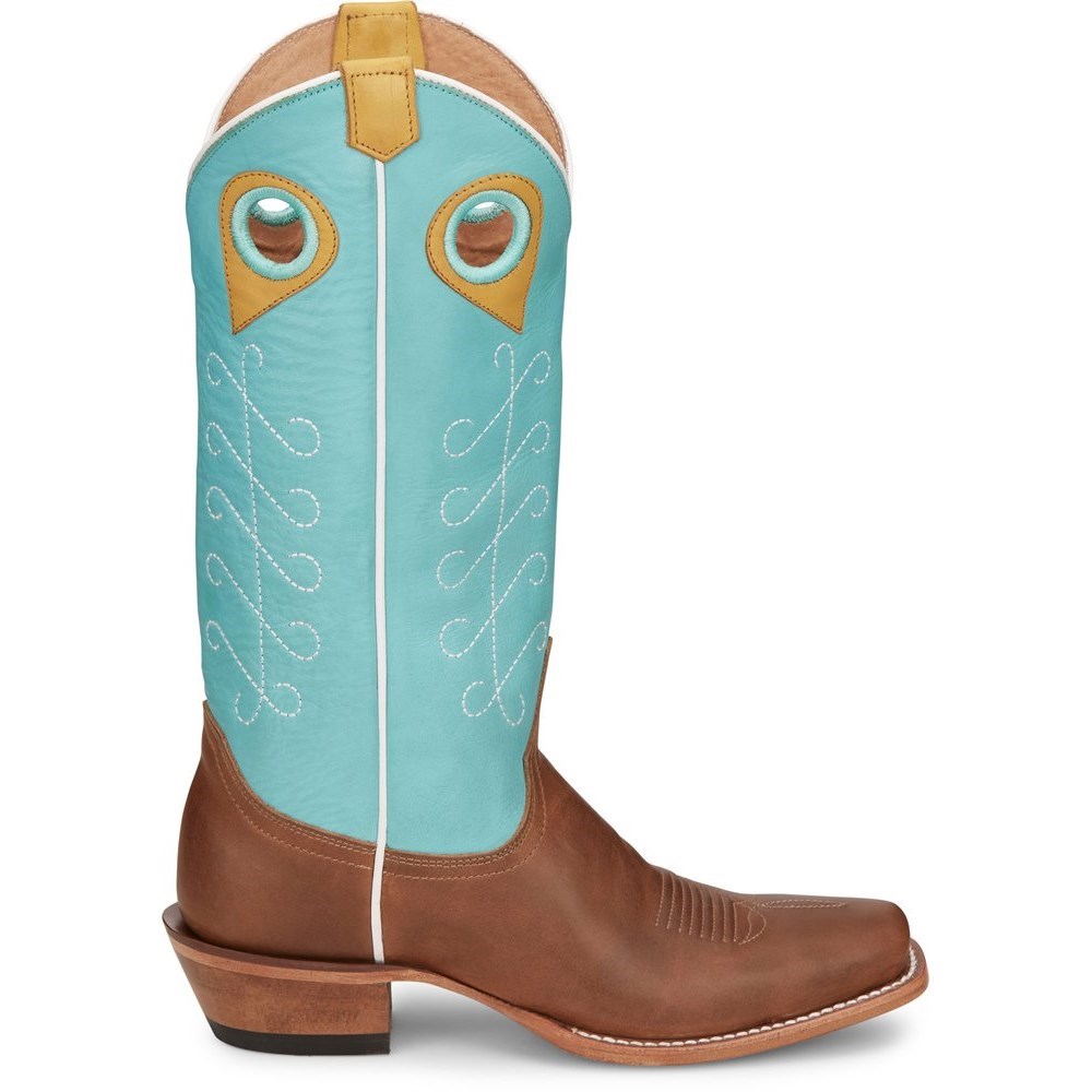 Justin Hattie Women's Cowboy Boots Brown | FVPLNW-405