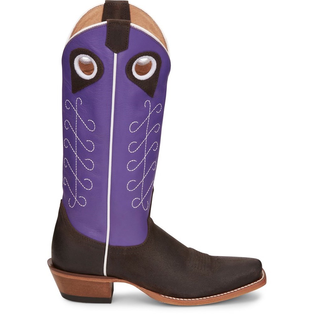 Justin Hattie Women's Cowboy Boots Brown | WXGKOI-934