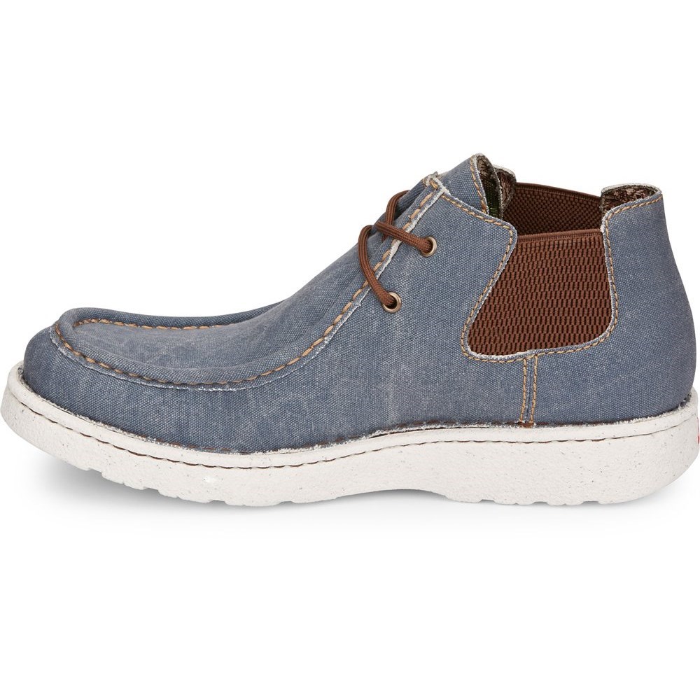 Justin Hudson Men's Casual Shoes Blue | TGUPIX-941