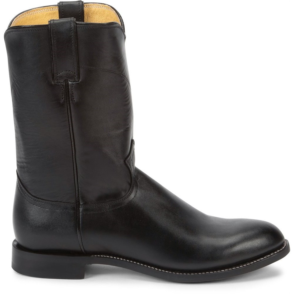 Justin Jackson Men's Cowboy Boots Black | LOTFXV-812