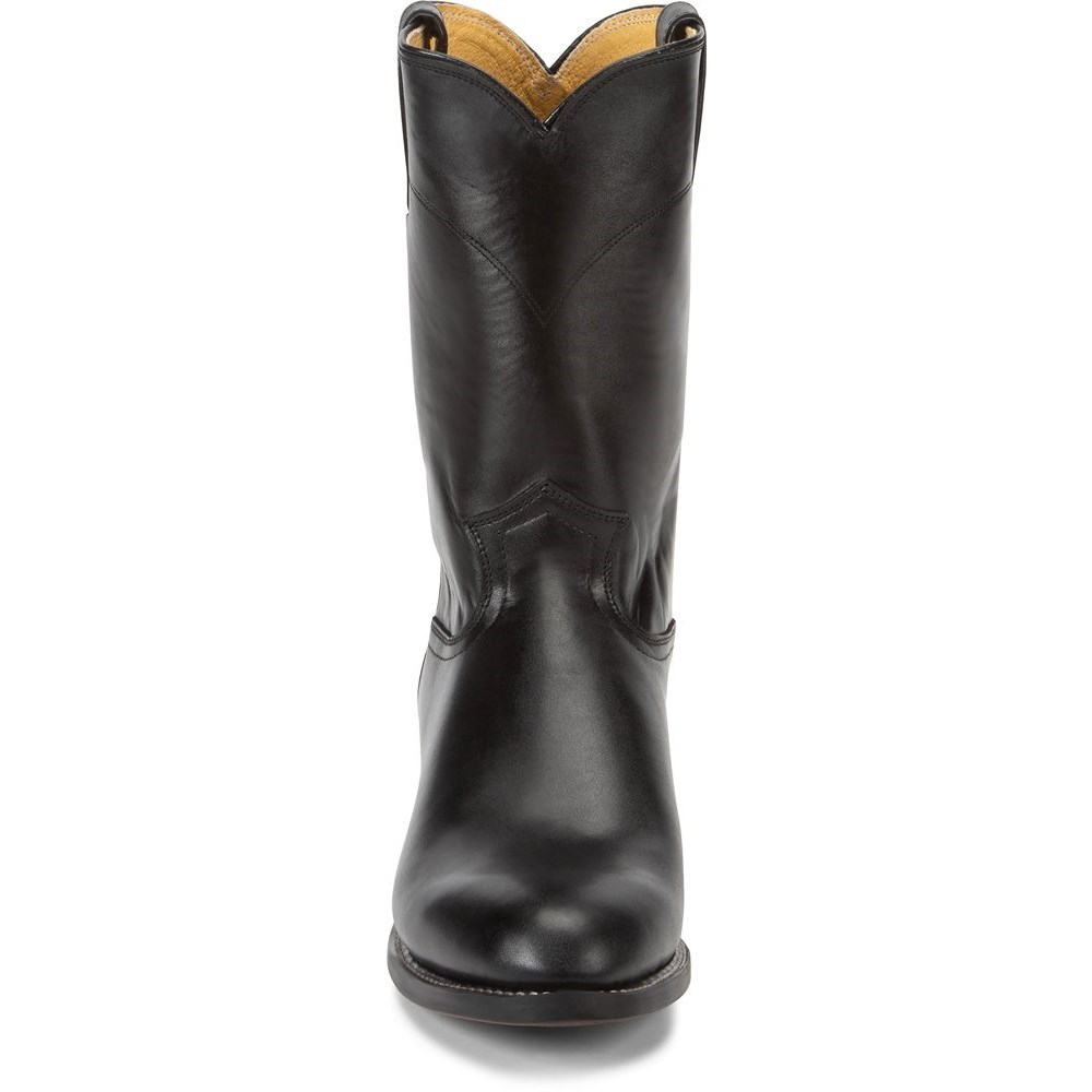 Justin Jackson Men's Cowboy Boots Black | LOTFXV-812