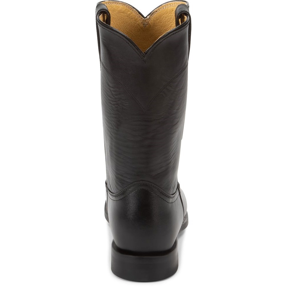 Justin Jackson Men's Cowboy Boots Black | LOTFXV-812