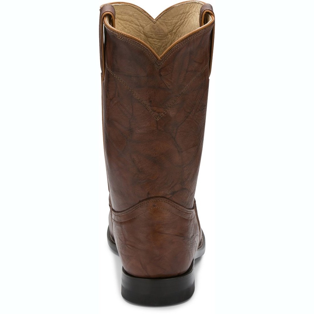 Justin Jackson Men's Cowboy Boots Brown | TWHDZI-023