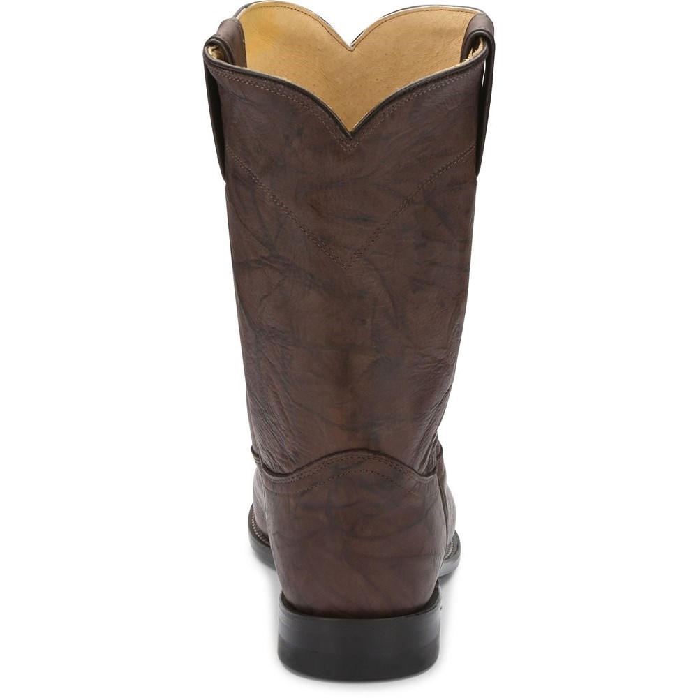 Justin Jackson Men's Cowboy Boots Dark Brown | JUGHYR-057