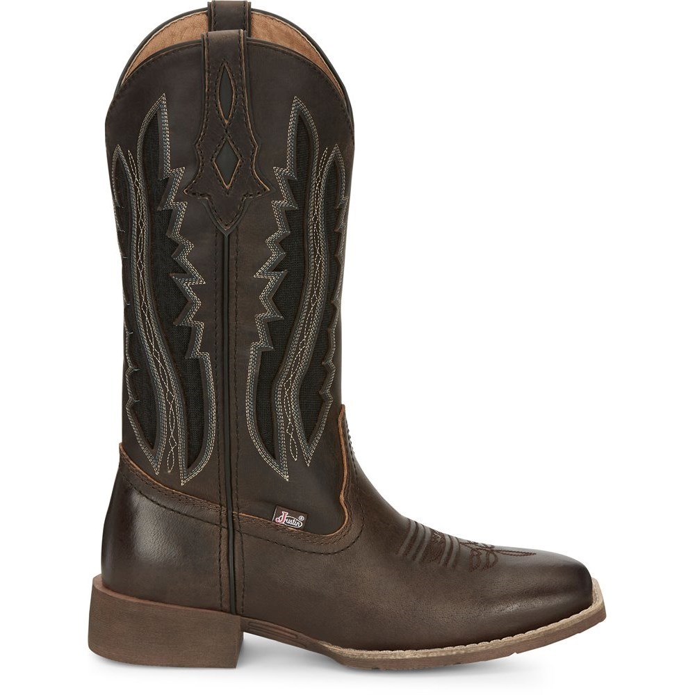 Justin Jaycie Women's Cowboy Boots Brown | QAYKEL-486