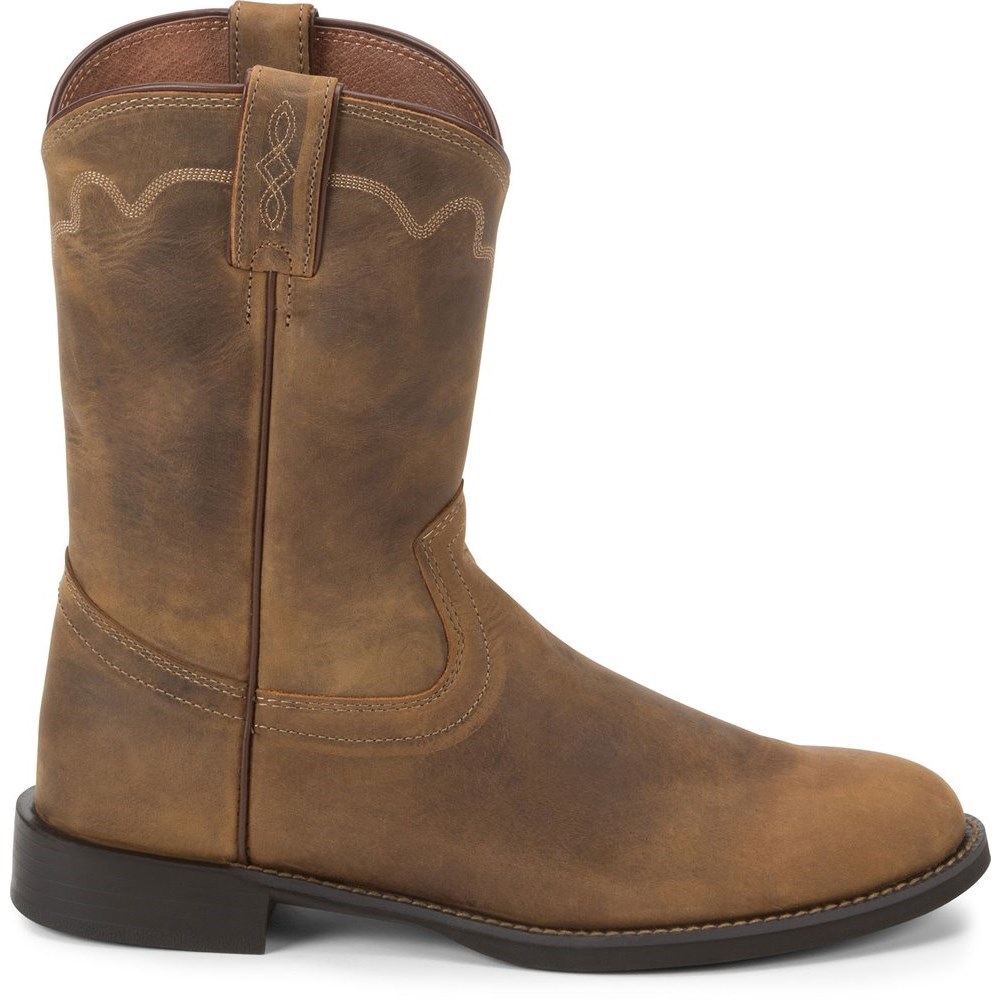 Justin Jeb Men's Cowboy Boots Brown | FHKQEX-980