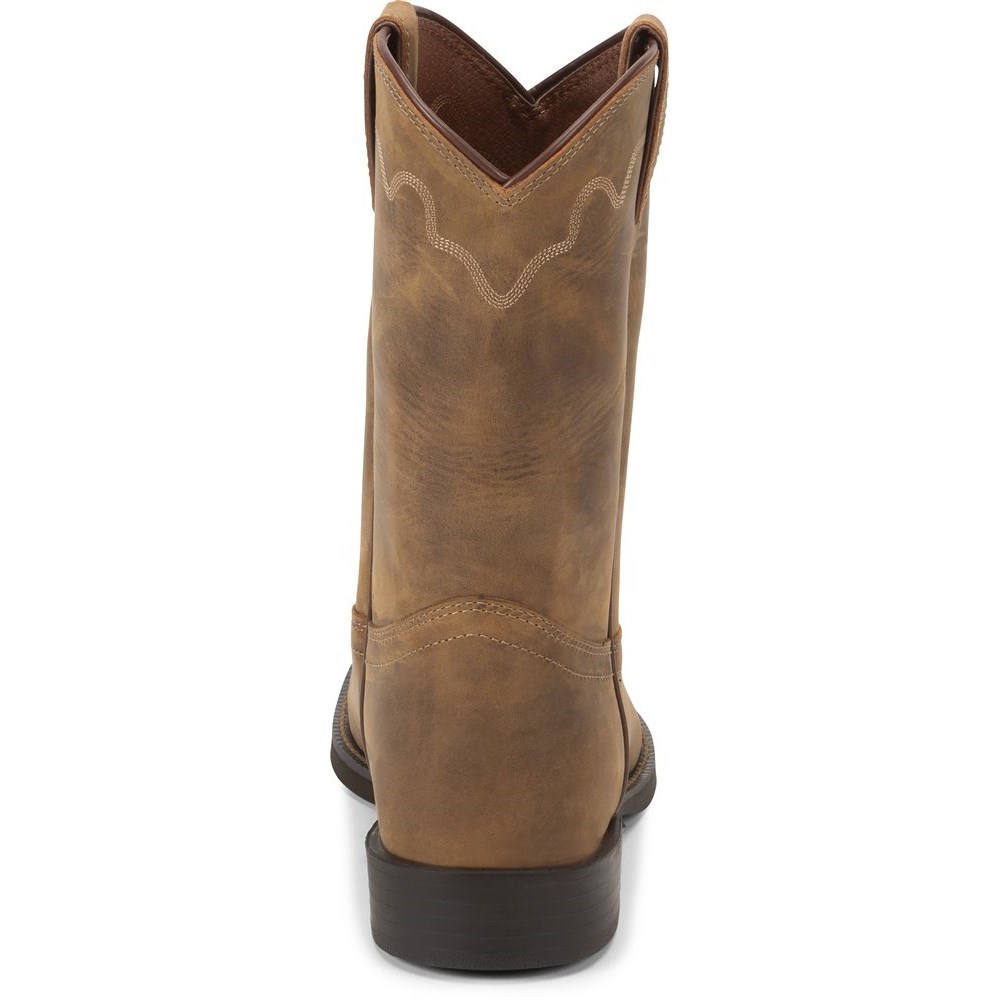 Justin Jeb Men's Cowboy Boots Brown | FHKQEX-980